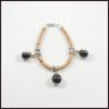 bracelet-liege-simple-3boules-verre-noire-005