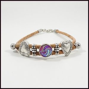 bracelet-liege-simple-cabochon-brillant-rose-b-004