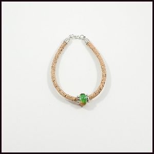 bracelet-liege-simple-perle-vert-orange-003