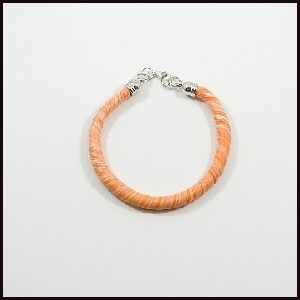 bracelet-polymere-torsade-orange-004