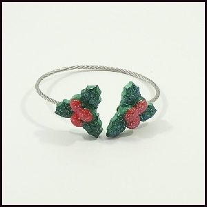 noel-bracelet-rigide-ouvert-flatback-houx-vert-rouge-009